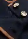 Jersey Luccapk Navy Talla XS Mujer Mango