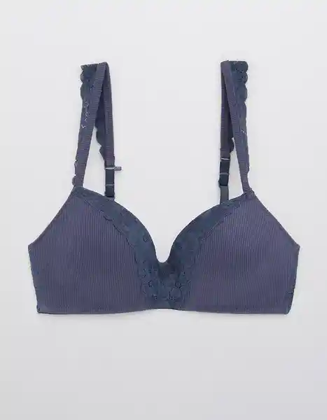 Brasier Aerie Azul Talla 36 D American Eagle 97364965