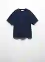 Camiseta Pani6 Navy Talla 10 Niño Mango