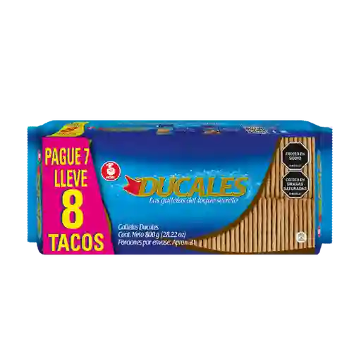 Ducales Galleta 900 g Pague 7 Tacos y Lleve 8 Tacos