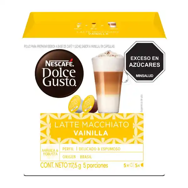 Cápsulas de Café NESCAFÉ DOLCE GUSTO Vainilla 117.5 g