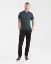 Camiseta Tejida Polo Canale Verde Selva Ultraoscuro L Chevignon