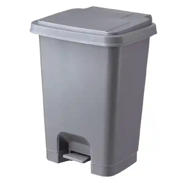 M+Design Basurero Pedal Frontal Gris 25 L