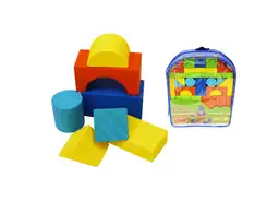 Didactico Juego Bloques En Madera De Colores