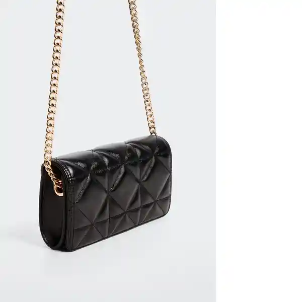 Bolso I Chess Negro Talla 99 Mujer Mango