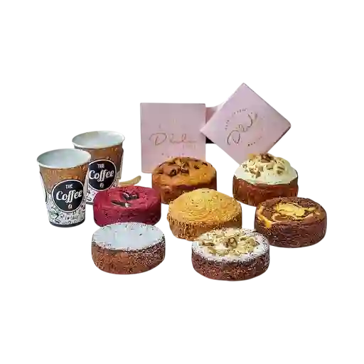 Combo torta pequeña + 2 bebidas