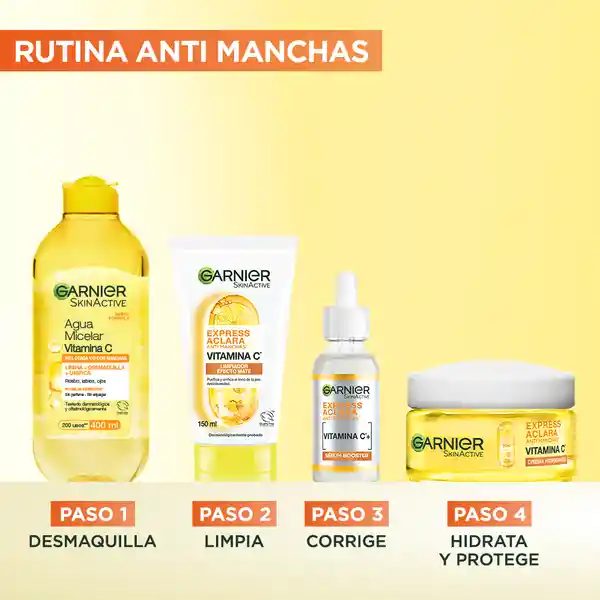 Garnier Express Aclara Anti Manchas Crema Hidratante Fps 30
