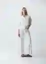 Pantalón Maia Mujer Crudo Puro Claro Talla 12 433G371 Naf Naf