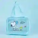 Organizador Para Viaje Serie Snoopy Colorful Azul Miniso