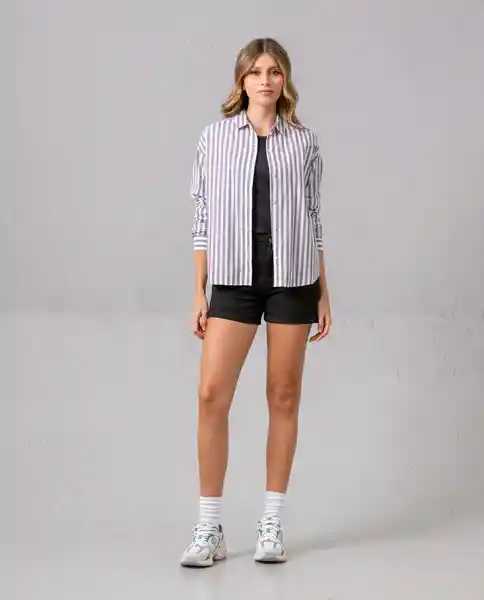 Camisa Mujer Gris M 210F001_GRI181306 Rifle