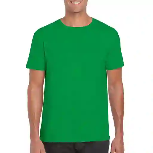 Gildan Camiseta Adulto Ring Spun su Verde Irlandés Talla L