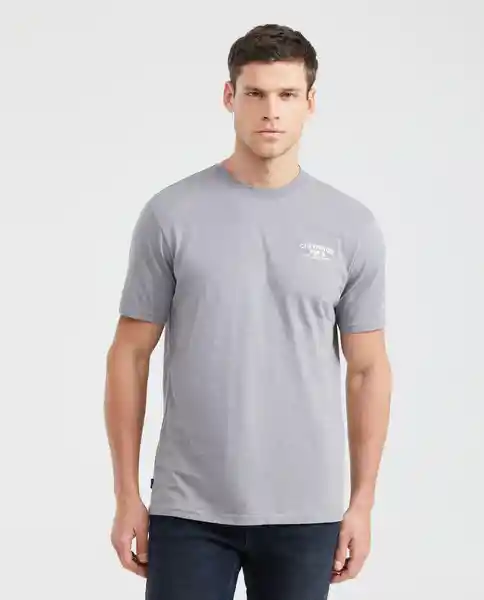 Camiseta Togs Graphic Gris Ahumado Oscuro Talla XL Chevignon