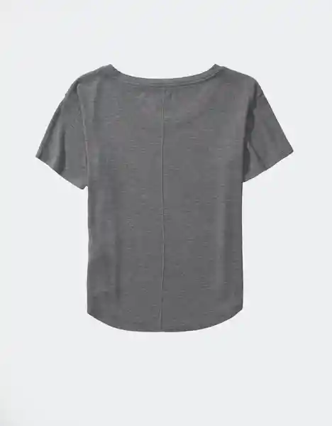 Camiseta de Pijama Aerie Gris Talla X-Small American Eagle