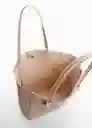 Bolso g Tulipa Off White Talla 99 Mujer Mango