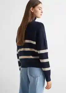 Buzo Jersey Zips Navy Talla 18 Teen Niñas Mango