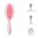 Cepillo Para Cabello de Cojín Bicolor Rosado Miniso