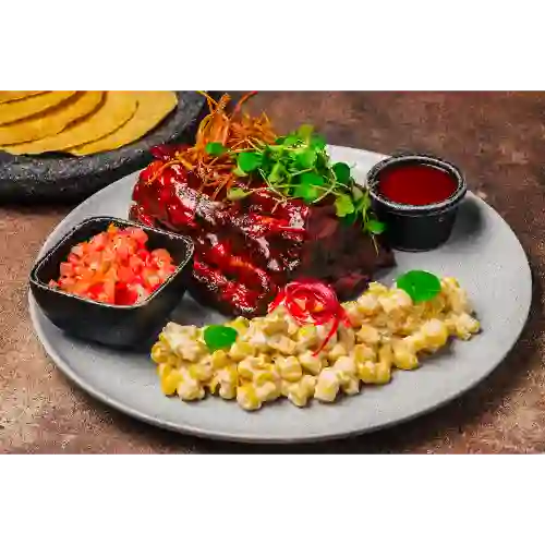 Costilla de Cerdo en Bbq de Chipotle