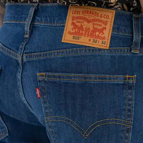 Levis Jean Azul Clásico 505 Para Hombre