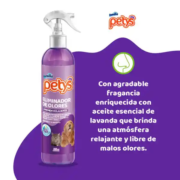 Petys Eliminador de Olores Aroma a Lavanda Relajante