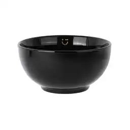 Tazón de Cerámica Serie Silver Grey Negro Miniso