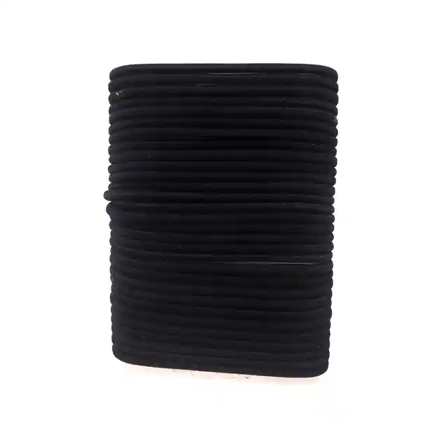 Miniso Moñas para Cabello 3 Mm Color Negro x 30 Unidades