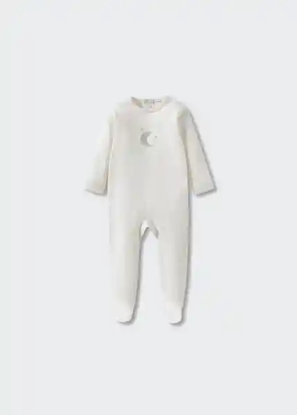 Pijama Night Offwhite Talla 63 Niños Mango