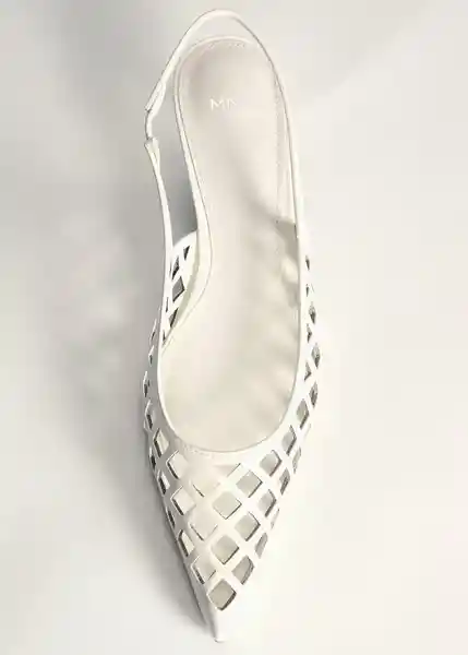 Zapatos Dot Blanco Talla 37 Mujer Mango