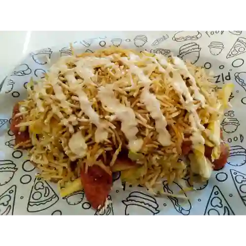 Salchipapa Sencilla