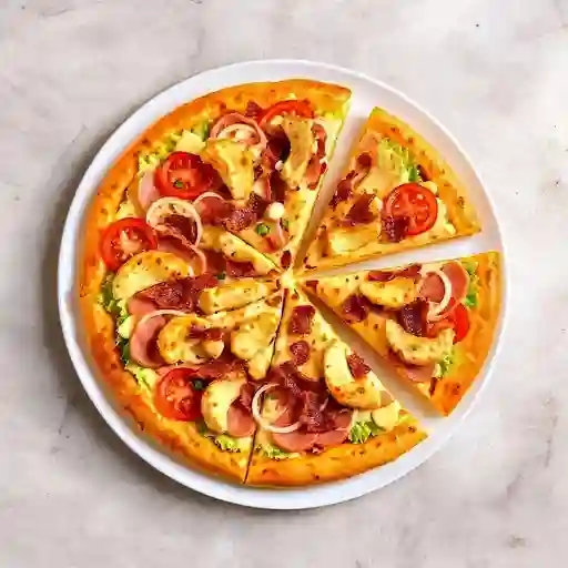 Burguer Pizza De Pollo