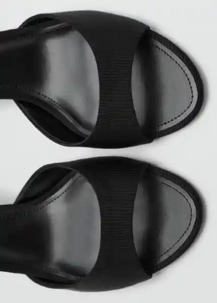 Sandalias Maru Negro Talla 37 Mujer Mango