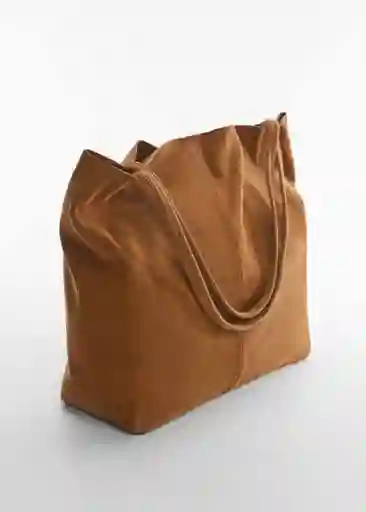 Bolso G Gideon Camel Talla 99 Mujer Mango