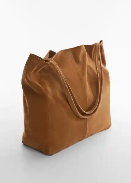 Bolso G Gideon Camel Talla 99 Mujer Mango