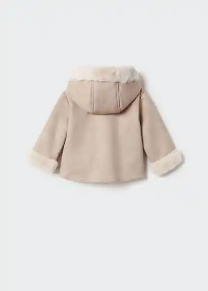 Abrigo Brownie5 Arena Talla 63 Niños Mango