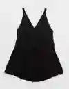 Vestido Aerie Negro Talla: MEDIUM 1893073 American Eagle