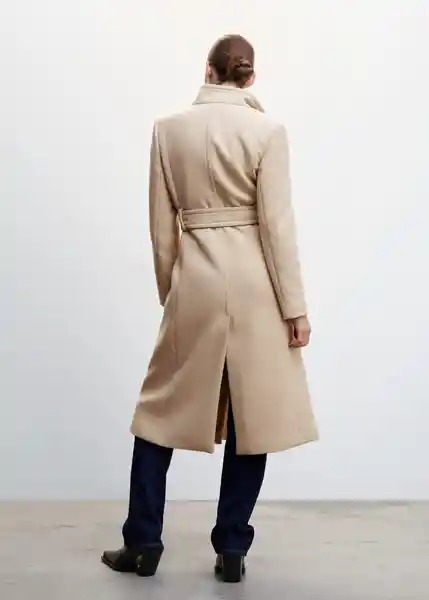 Abrigo Sirenita Piedra Talla 28 Mujer Mango