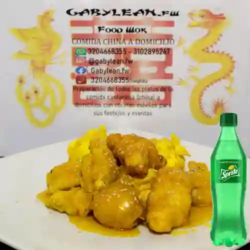 Combo Pollo a la Miel 16 Oz + Sprite 400ml