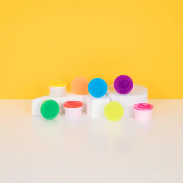 Set Plastilina Colores y Sus Tazas Serie Miniso