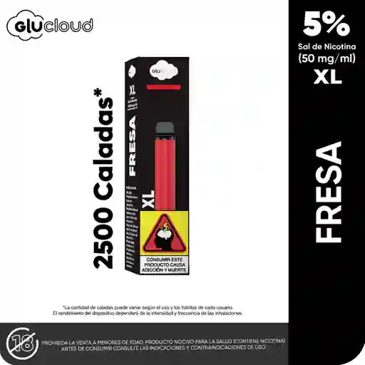 Vapeador Glucloud Fresa XL