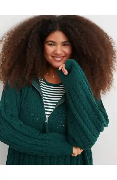 Suéter Aerie Verde Talla SMALL American Eagle