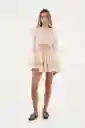 Vestido Corto Auraluna Café Talla 01 S