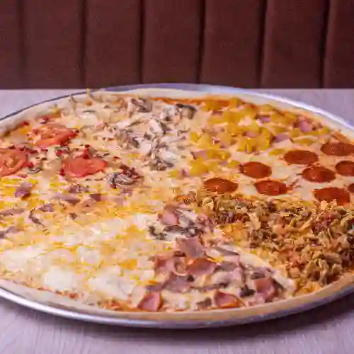 Pizza por Mitades (40 Cm - 16 Porciones)