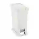 Basurero Pedal Color Blanco 20 L Rimax