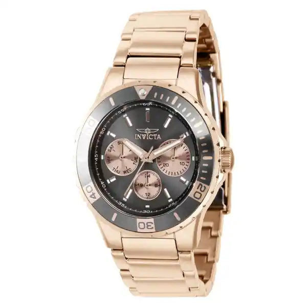 Reloj Mujer Aviator Oro Rosa 37573 Invicta