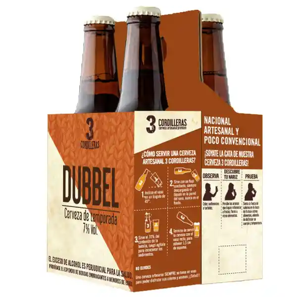 3 Cordilleras Pack Cerveza Dubblel