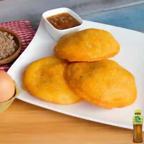 Combo Arepa de Huevo con Carne + Fuze Tea Limón 400ML