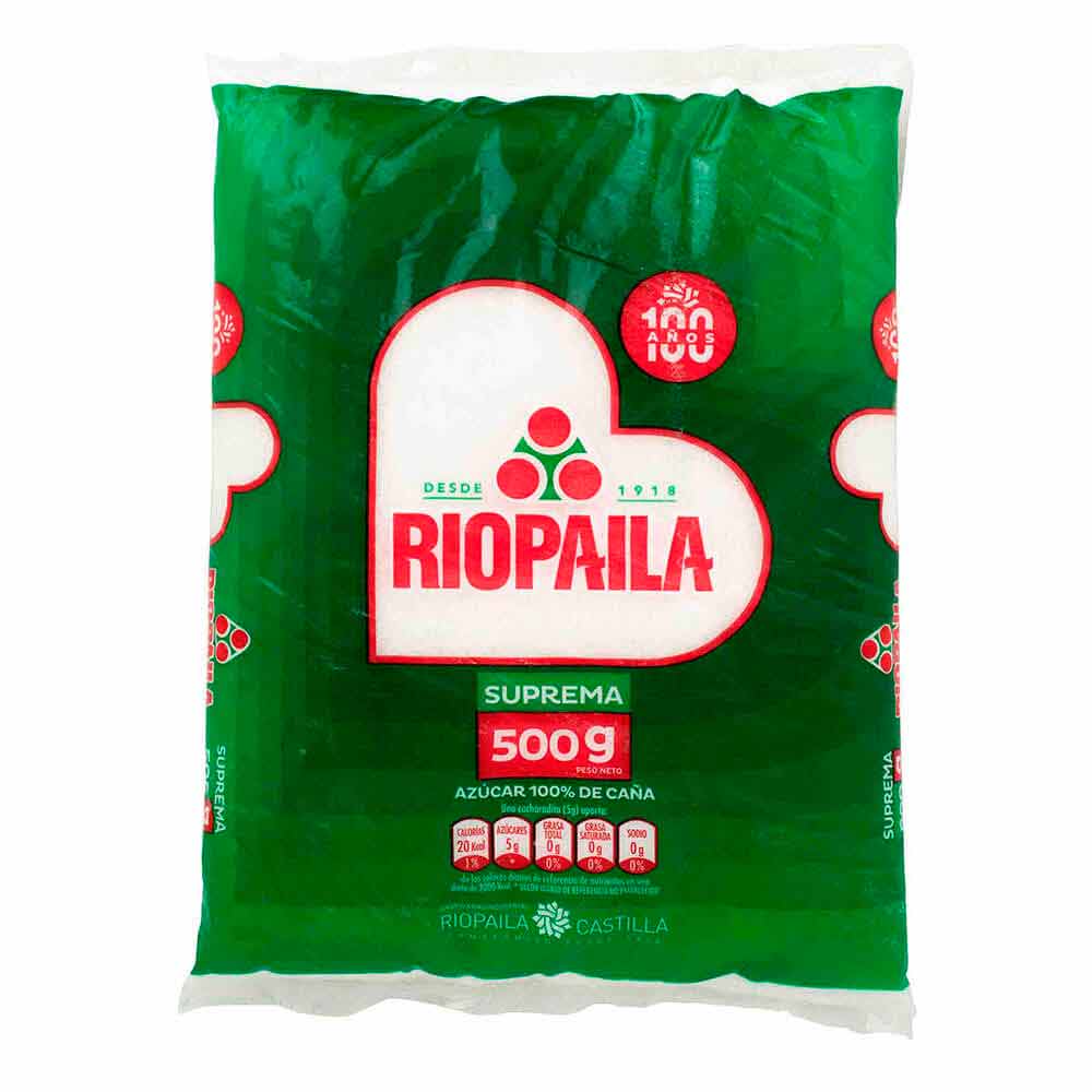 Riopaila Azúcar Blanca Suprema 100% de Caña 500 g