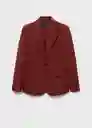 Blazer Americana Dani Pimentón Talla XS Mujer Mango