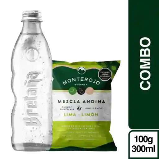 Combo Mezcla Andina Lima Limón + Bretaña Soda Bretana Vidrio