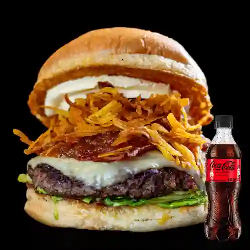 Combo Hamburguesa Sweet&Cream +Cocacola S/az 400ml