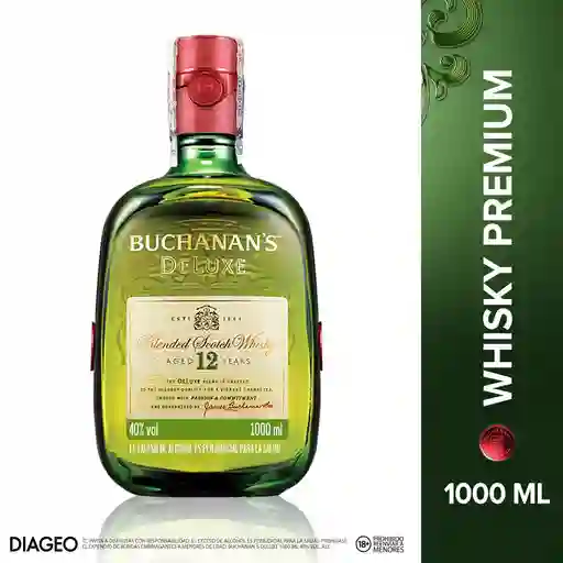 Buchanan's Deluxe whisky escocés 12 años 1000 ml